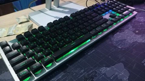 Computer Keyboard R&amp;B Foto stock