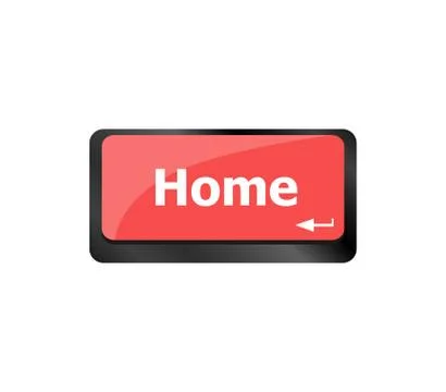 Computer keyboard with sold key - internet concept Stock Illustration