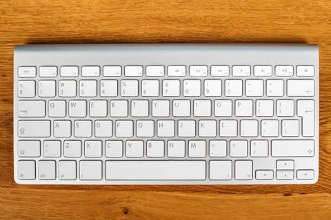 Computer keyboard on the table Stock Photos