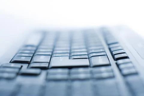 Computer keyboard. technology and internet concept background. Foto stock
