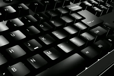 Computer Keyboard Transition Stock Footage 10870560
