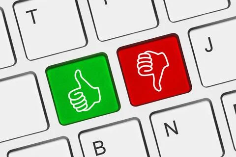 Computer keyboard with two gesturing hands Computer keyboard with two gest... Foto stock