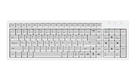 Computer Keyboard Vector Illustration Illustrazione stock