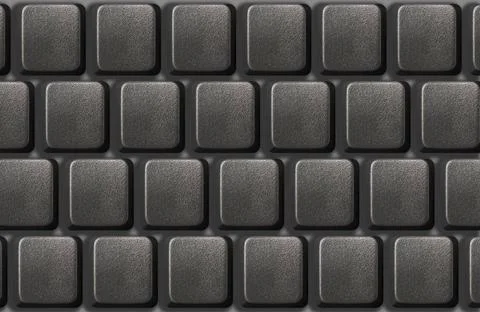 Computer keyboard without letters Computer keyboard without letters - tech... Stock Photos