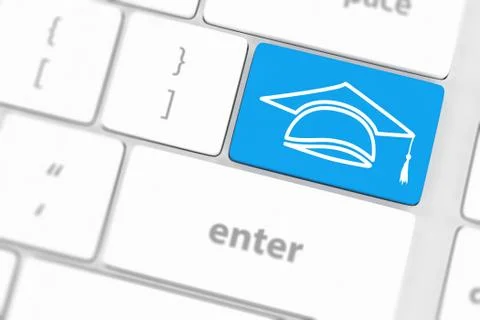 Computer keyboard with word Education Stock Illustration