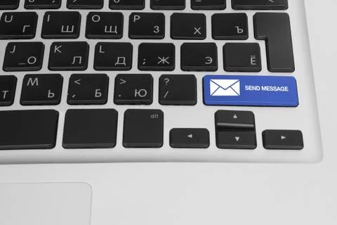 Computer keys concept of internet social networking 写真素材