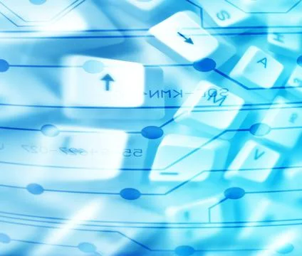 Computer keys Stock Illustration