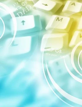 Computer keys Stock Photos