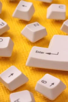 Computer keys Stock Photos