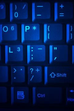 Computer keys Stock Photos