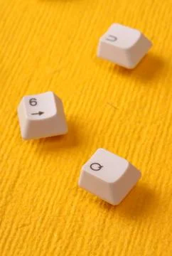 Computer keys Stock Photos