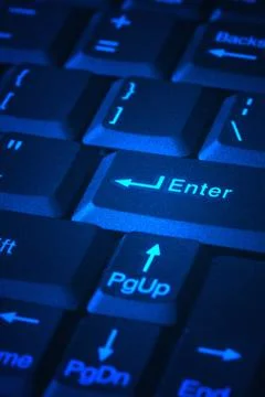 Computer keys Stock Photos