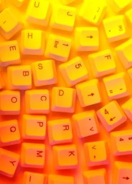 Computer keys Stock Photos