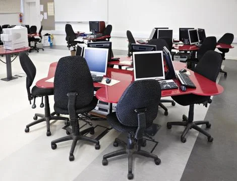 Computer lab 写真素材