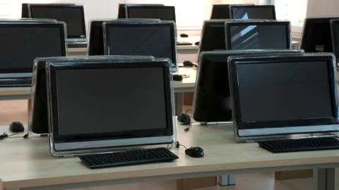 Computer Lab, Stock Photos