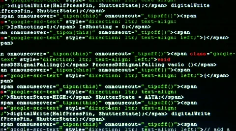 Computer language Video stock 671121