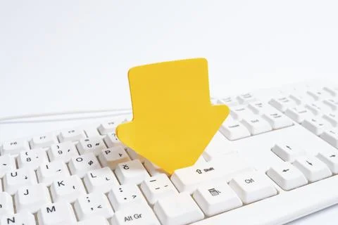 Computer Laptop For Communication Typing New Ideas And Plan Development Stock Photos
