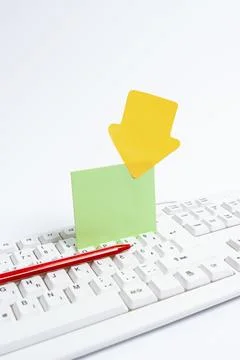 Computer Laptop For Communication Typing New Ideas And Plan Development Stock Photos
