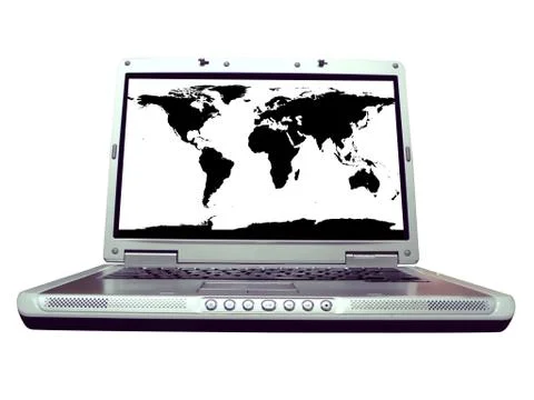 Computer - laptop global Stock Photos