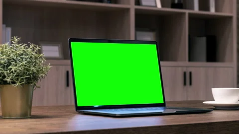 Computer Green Screen Zoom Stock Footage ~ Royalty Free Stock Videos ...