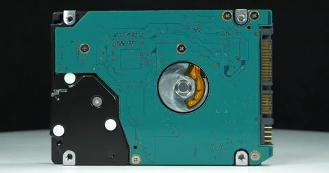 Computer laptop internal storage device containing crucial files and documents Stock Footage 333075539