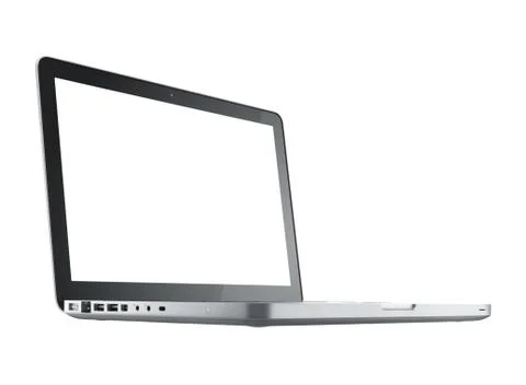 Computer laptop isolated 写真素材