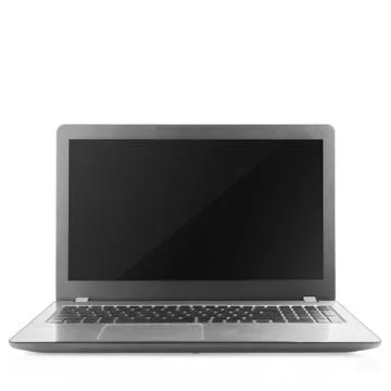 Computer laptop isolated on white background Foto stock