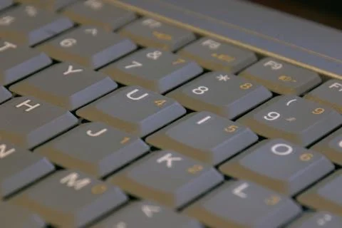 Computer laptop notebook keyboard Stock Photos