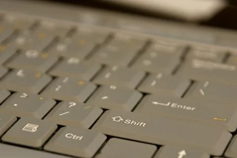 Computer laptop notebook keyboard Stock Photos