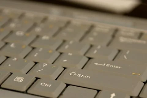 Computer Laptop Notebook Keyboard Stock Photos