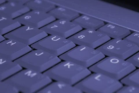 Computer Laptop Notebook Keyboard Stock Photos
