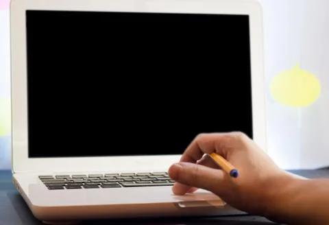 Computer laptop Stock Photos