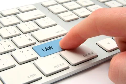 Computer law Stock Photos
