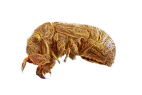 Computer lice. Concept of destructive computer contaminant 写真素材