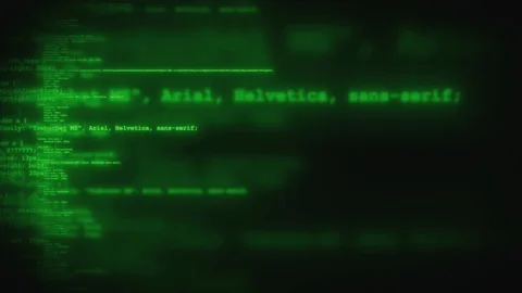 Computer Lines Of Code Scrolling Stock Footage 114980333