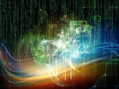 Computer Logic Stock Illustration