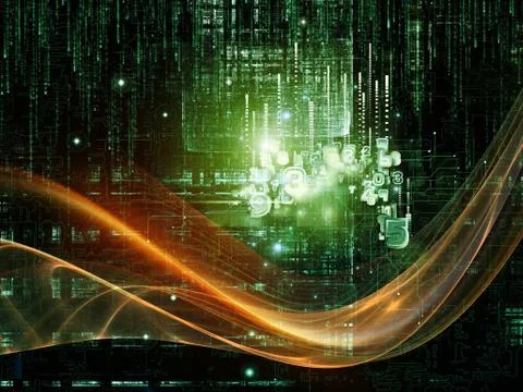 Computer Logic Stock Illustration