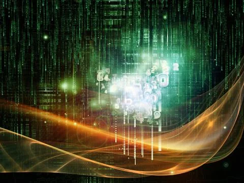 Computer Logic Illustrazione stock