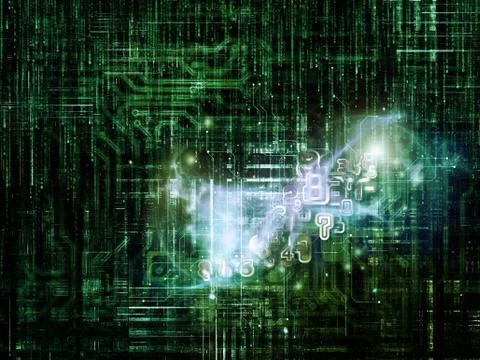 Computer Logic Stock Illustration