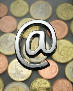 Computer logo internet technology email mail era 스톡 사진