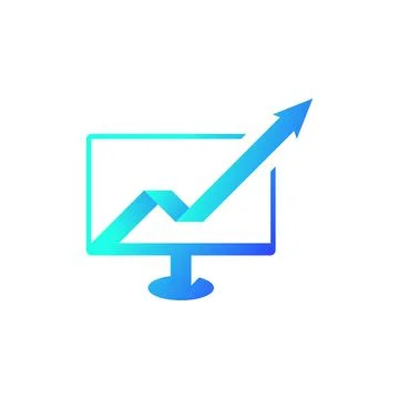 Computer logo Vector icon design illustration Stock Illustration