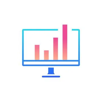 Computer logo Vector icon design illustration Illustrazione stock