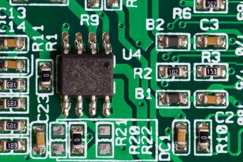 Computer macro Stock Photos