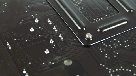 Computer Main Board, Motherboard 4K Footage Stock Footage 63050814