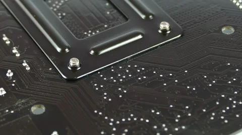 Computer Main Board, Motherboard 4K Footage Stock Footage 63050824
