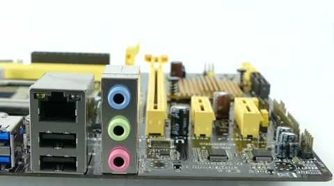 Computer Main Board, Motherboard 4K Footage Stock Footage 63050916