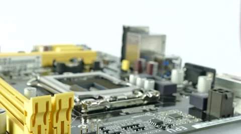 Computer Main Board, Motherboard 4K Footage Stock Footage 63050960