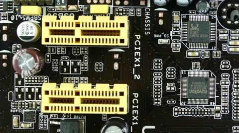 Computer Main Board, Motherboard 4K Footage Stock Footage 63050965