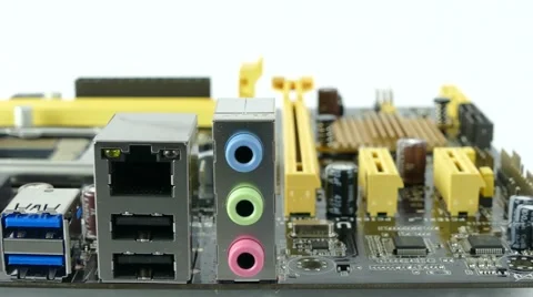 Computer Main Board, Motherboard 4K Footage Stock Footage 63050986