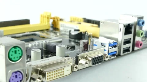 Computer Main Board, Motherboard 4K Footage Stock Footage 63051111
